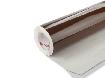 Autocolant maro lucios Oracal Intermediate Cal, 651G800 Nougat Brown, 100 cm lățime